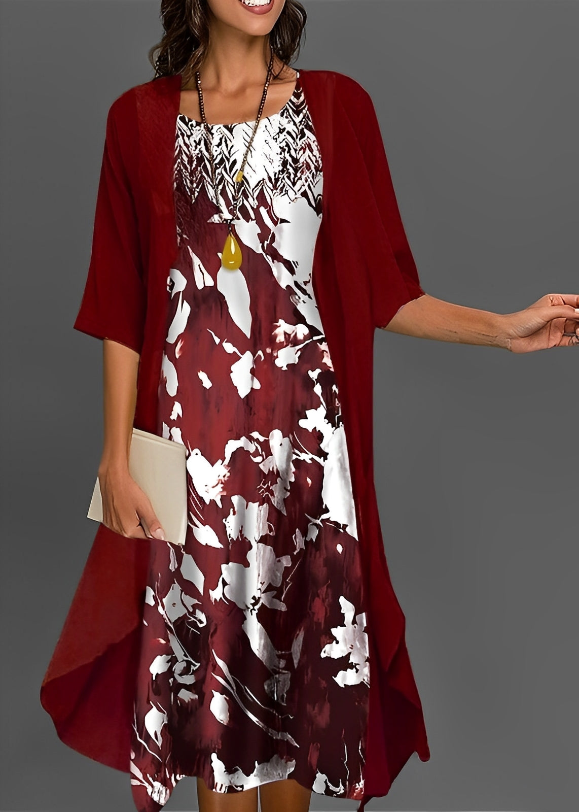Victoria - Elegantes Sommerkleid aus Chiffon für Damen