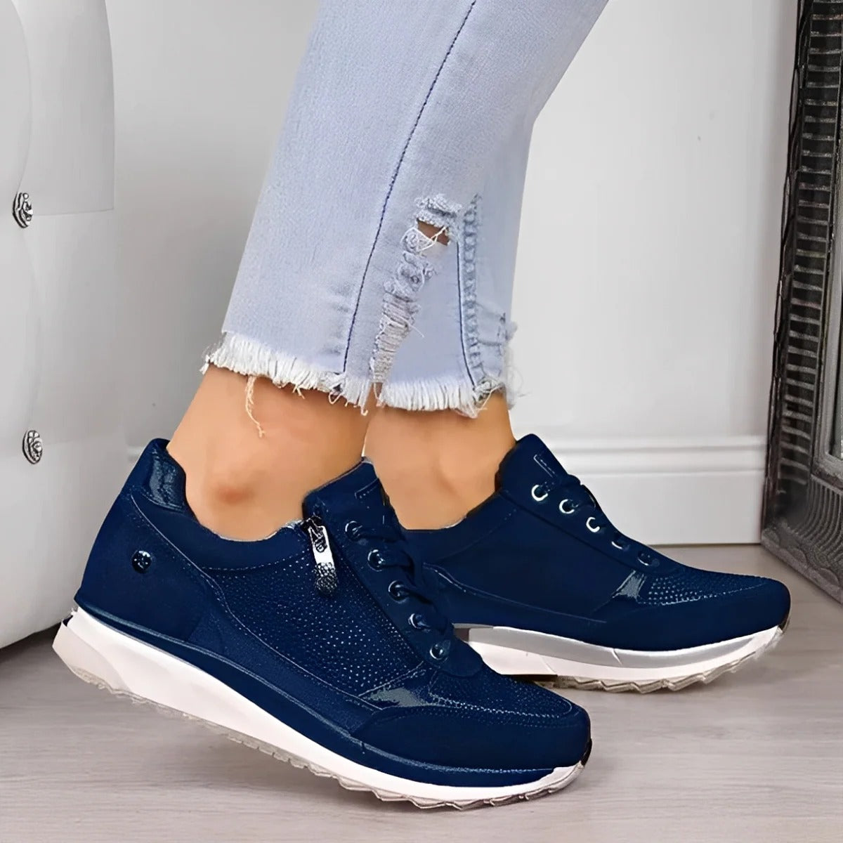 Anastasia - Modische Freizeitschuhe mit Zipper