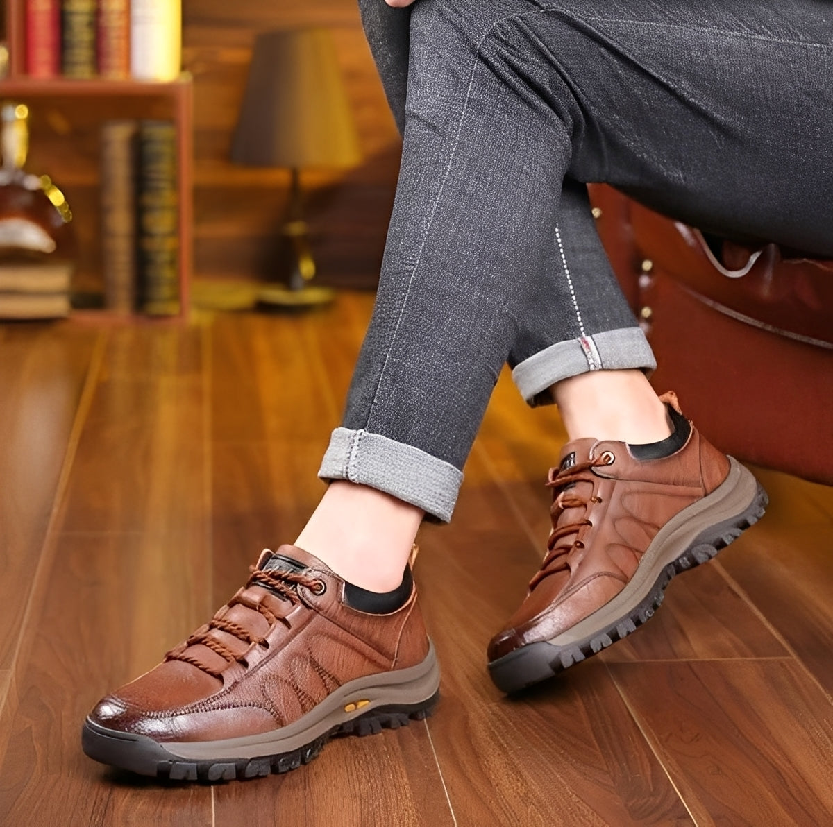 Randolf - Elegante, rutschfeste Lederschuhe für Männer