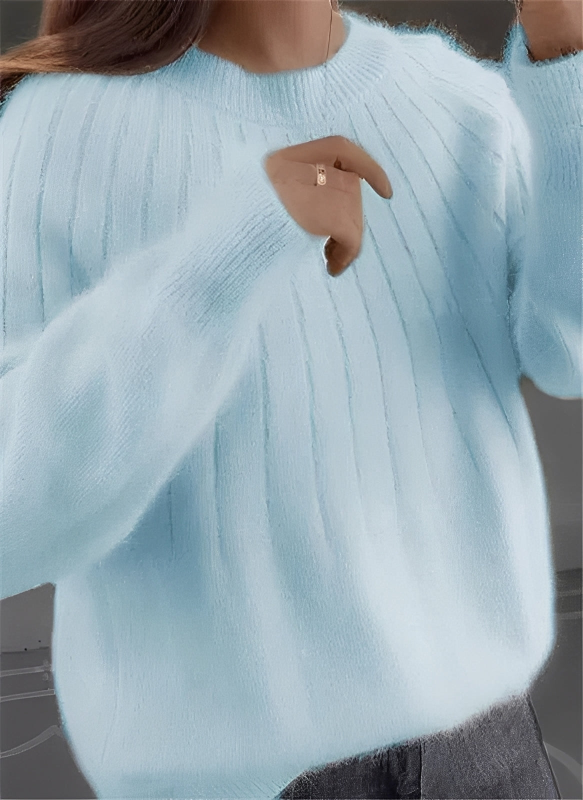 Rorie - Farbenfroher Kaschmirpullover für Damen