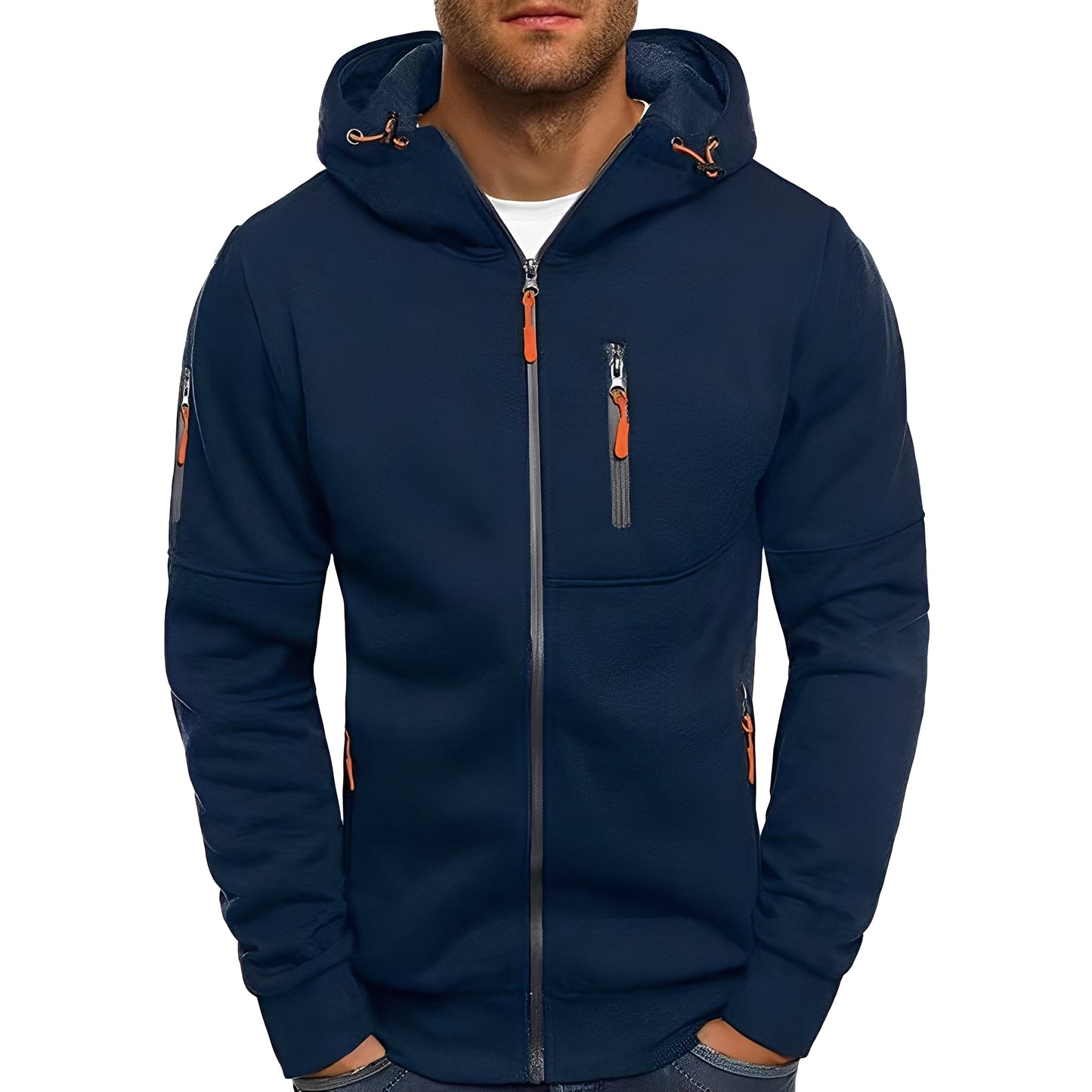 Lowell - Bequeme, modische Männerjacke mit Kapuze