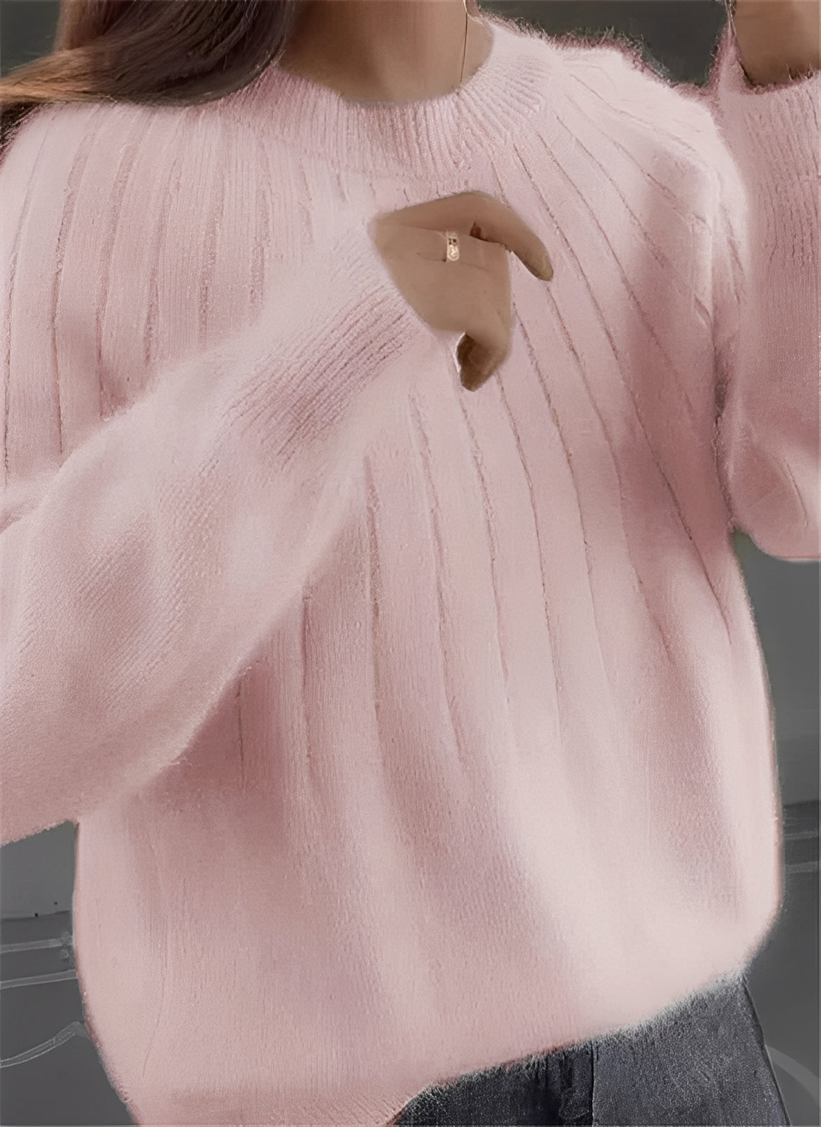 Rorie - Farbenfroher Kaschmirpullover für Damen