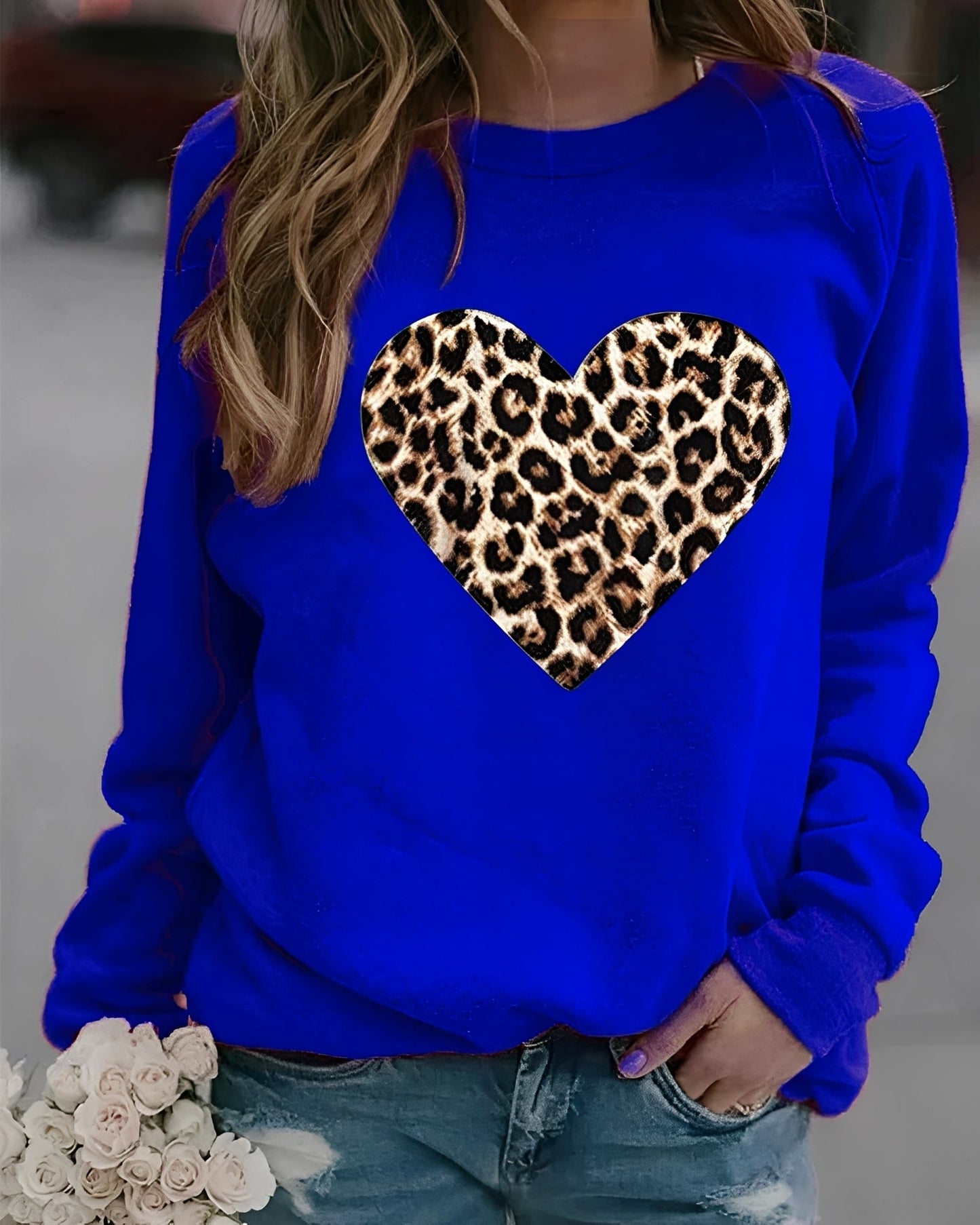 Daniella - Gemütlicher Damenpullover mit Herzmotiv