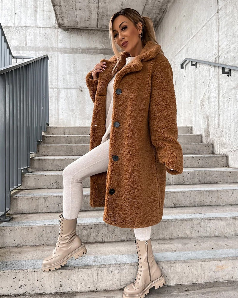 Georgiana - Schicke Damenjacke aus Kunstfell