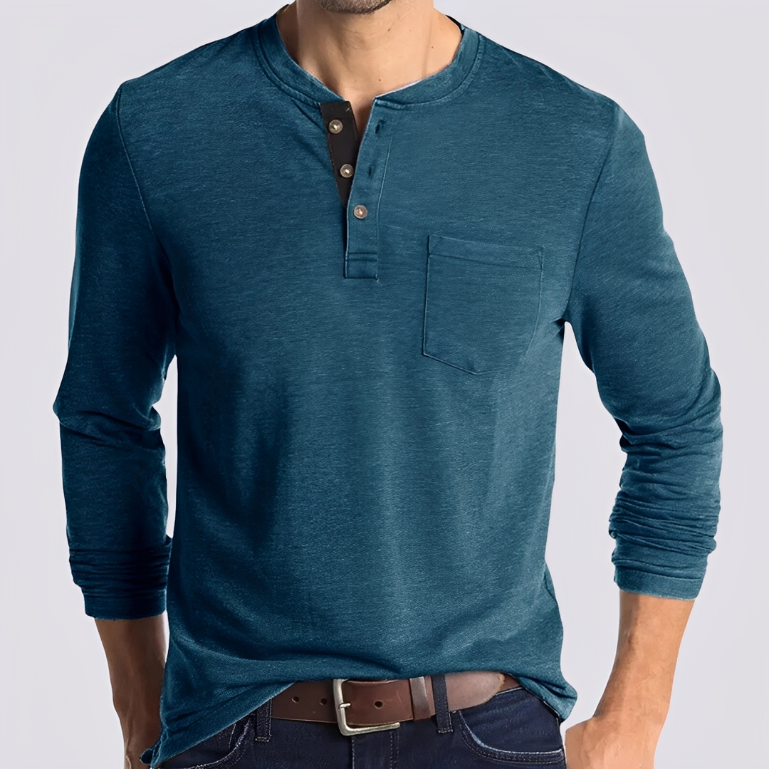 Dashiell - Komfortables Herren-Langarmshirt