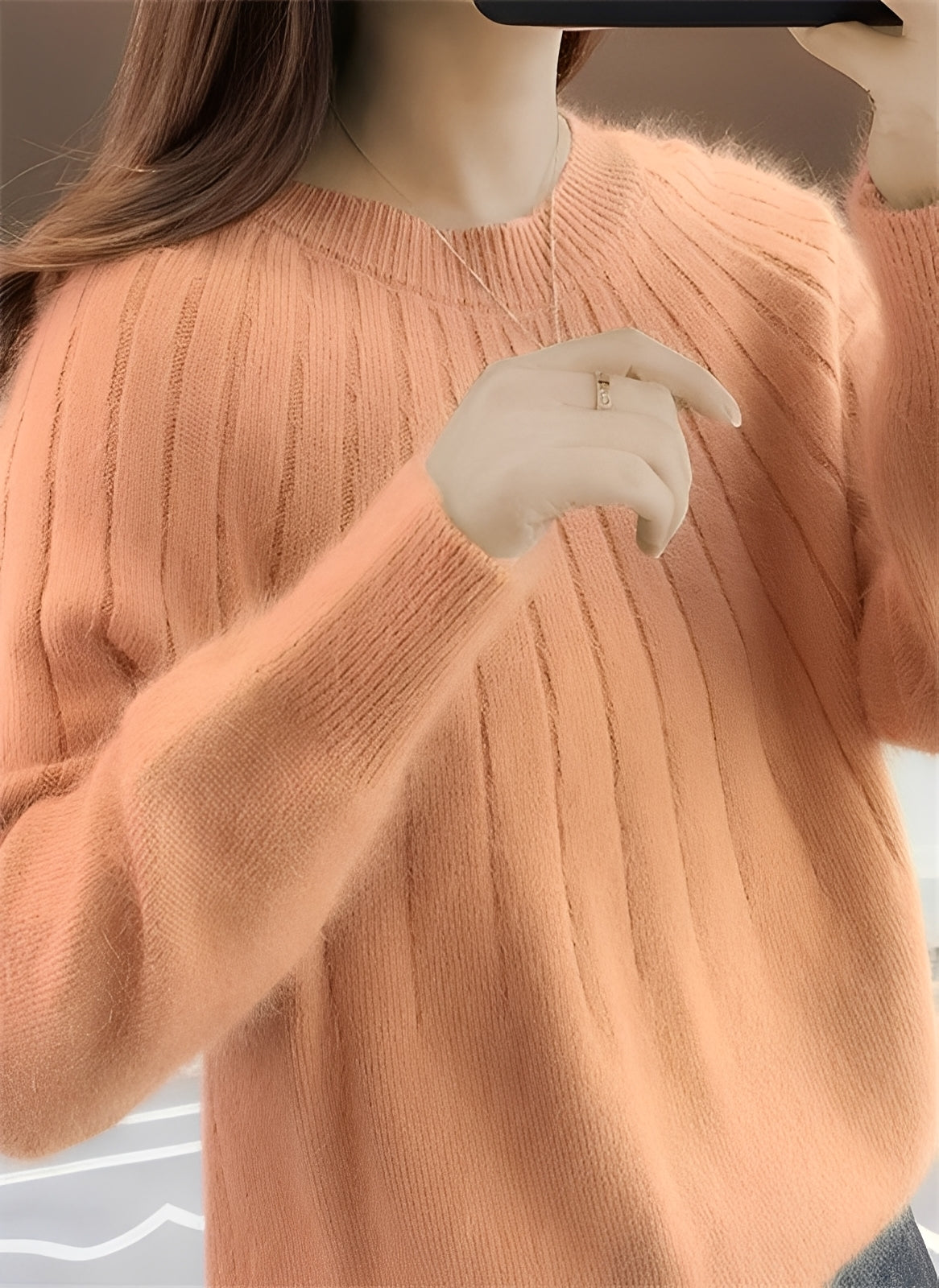 Rorie - Farbenfroher Kaschmirpullover für Damen