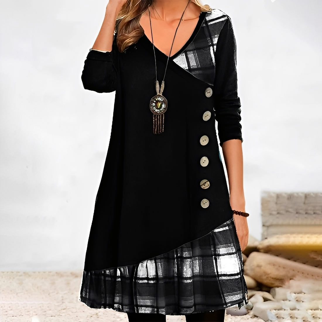 Shawnee - Bequemes Damenkleid mit Karos