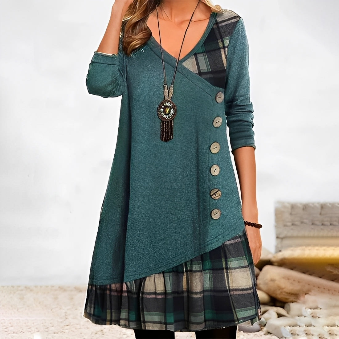 Shawnee - Bequemes Damenkleid mit Karos