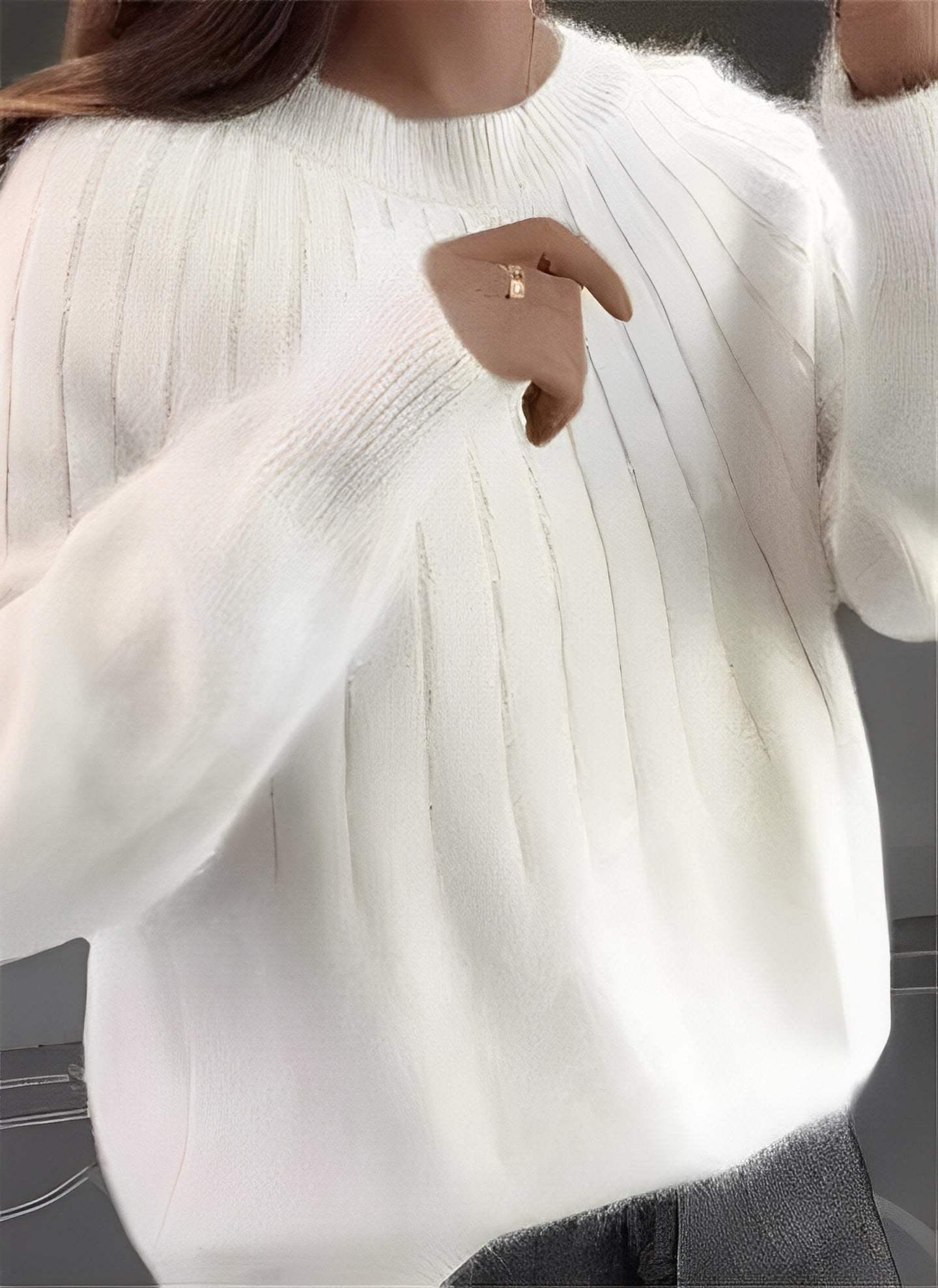 Cornelia - Gemütlicher, locker geschnittener Damen-Kaschmirpullover