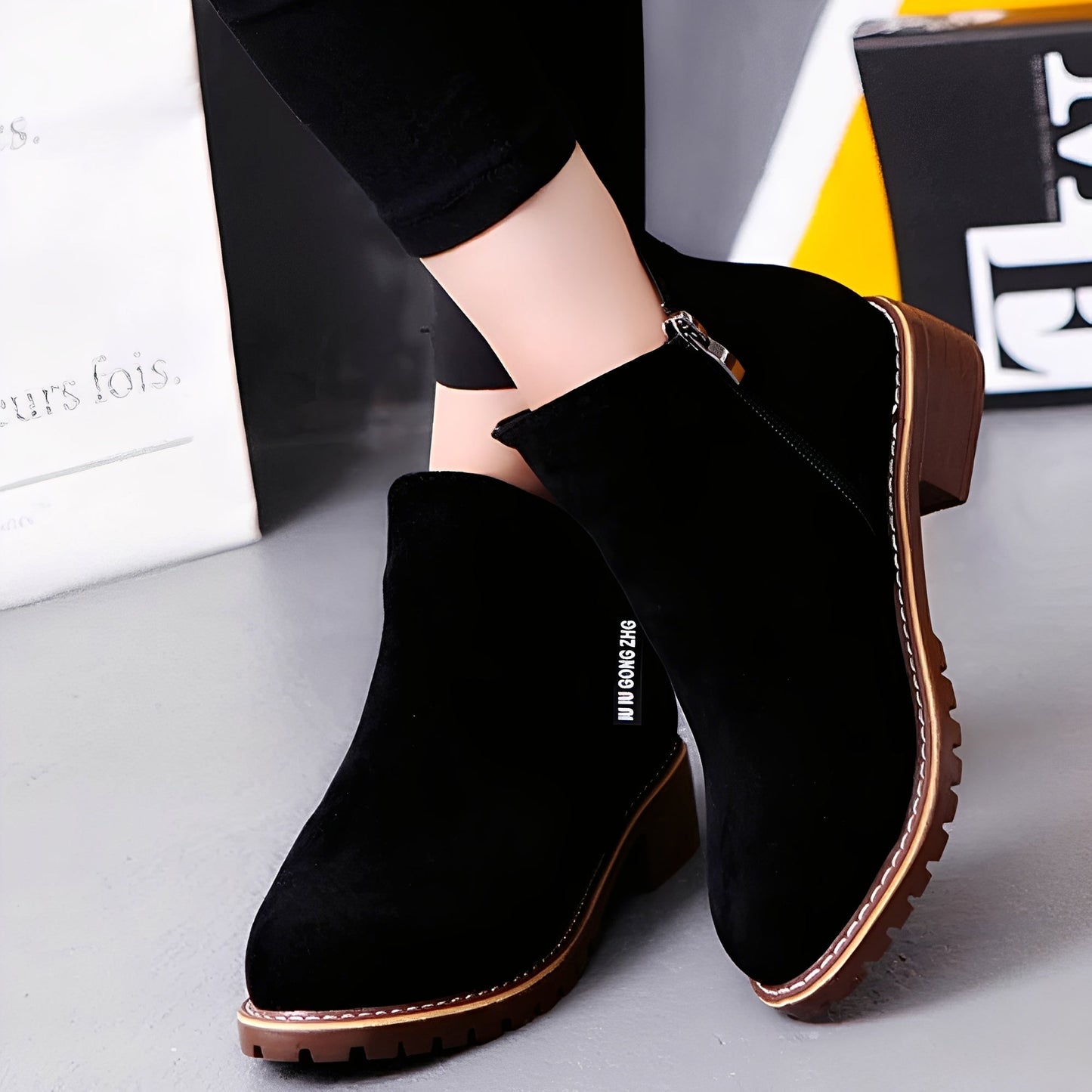 Chantelle - Trendige Stiefel aus Wildleder für Frauen