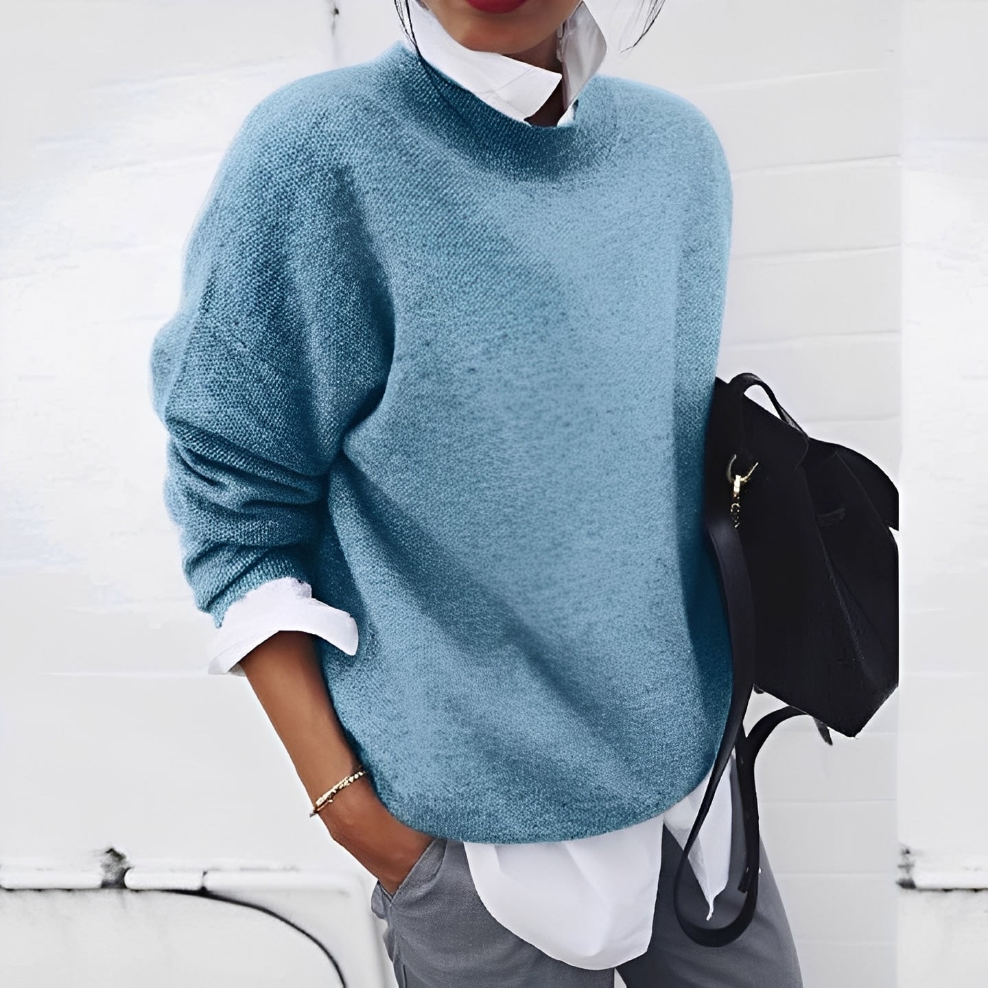 Zinnia - Eleganter warmer Damen-Kaschmirpullover