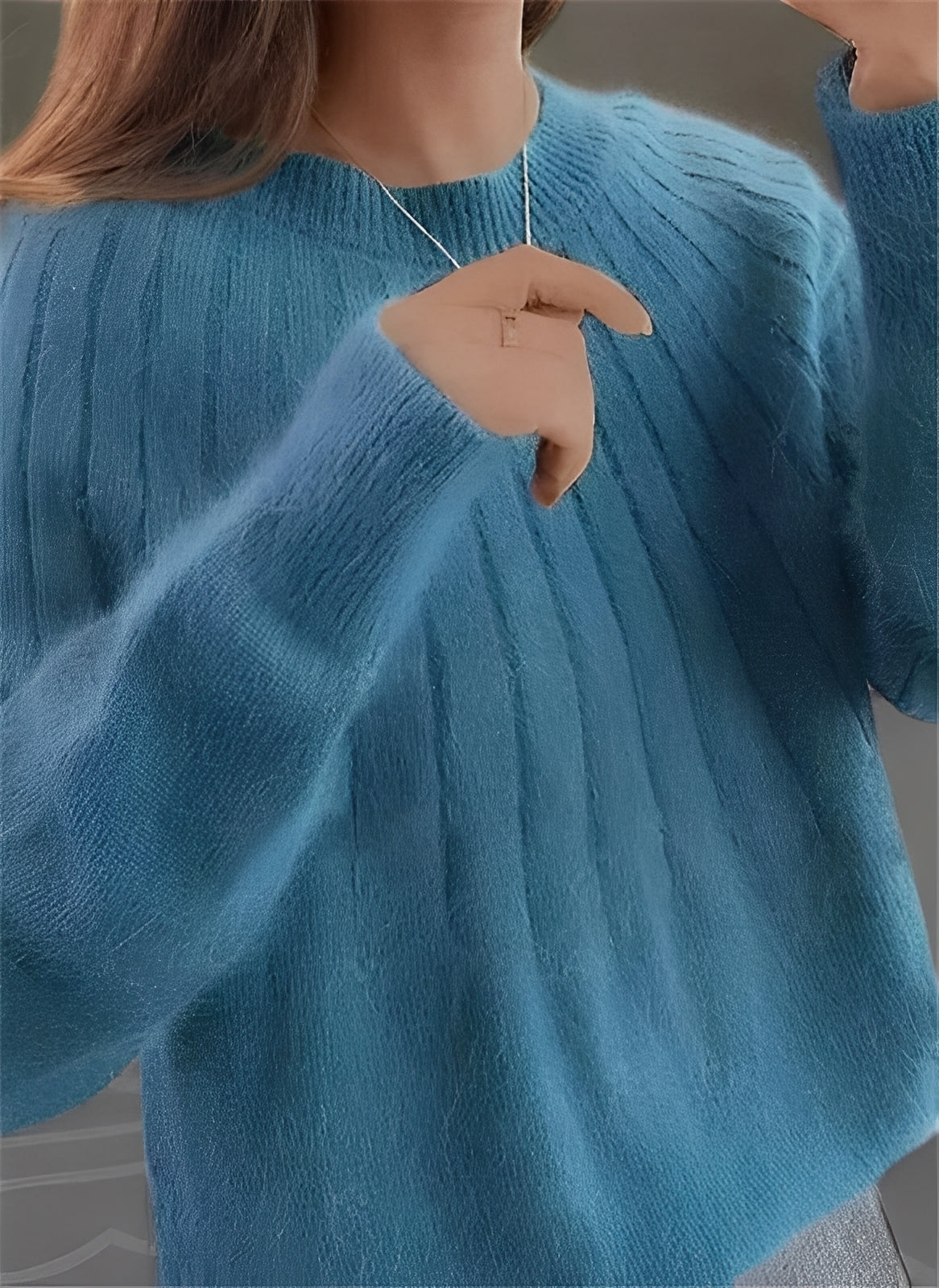 Rorie - Farbenfroher Kaschmirpullover für Damen