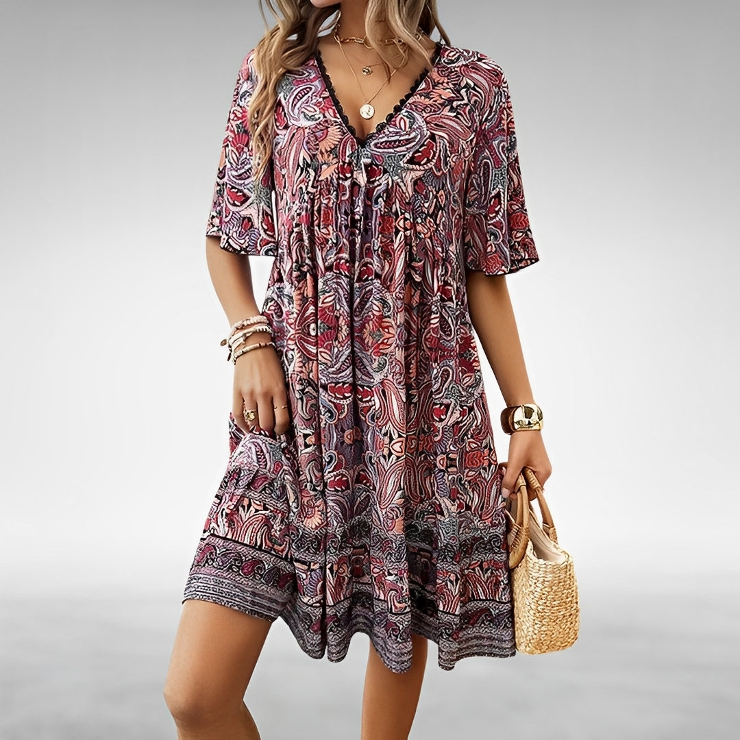 Kristeen - Luftiges Sommerkleid mit stilvollem Design