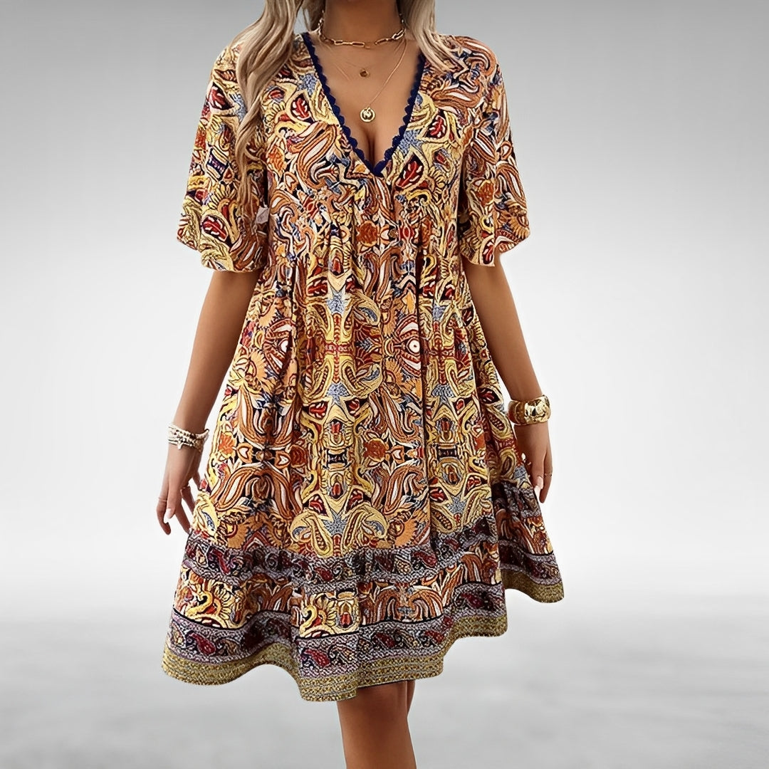 Kristeen - Luftiges Sommerkleid mit stilvollem Design