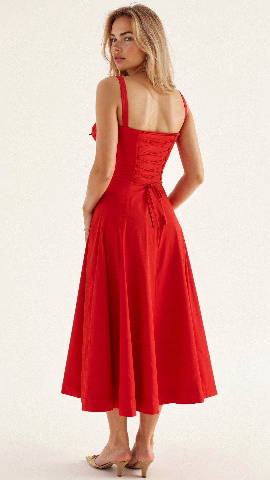 Olenna - Damenkleid mit Taille, Schick & Enganliegend