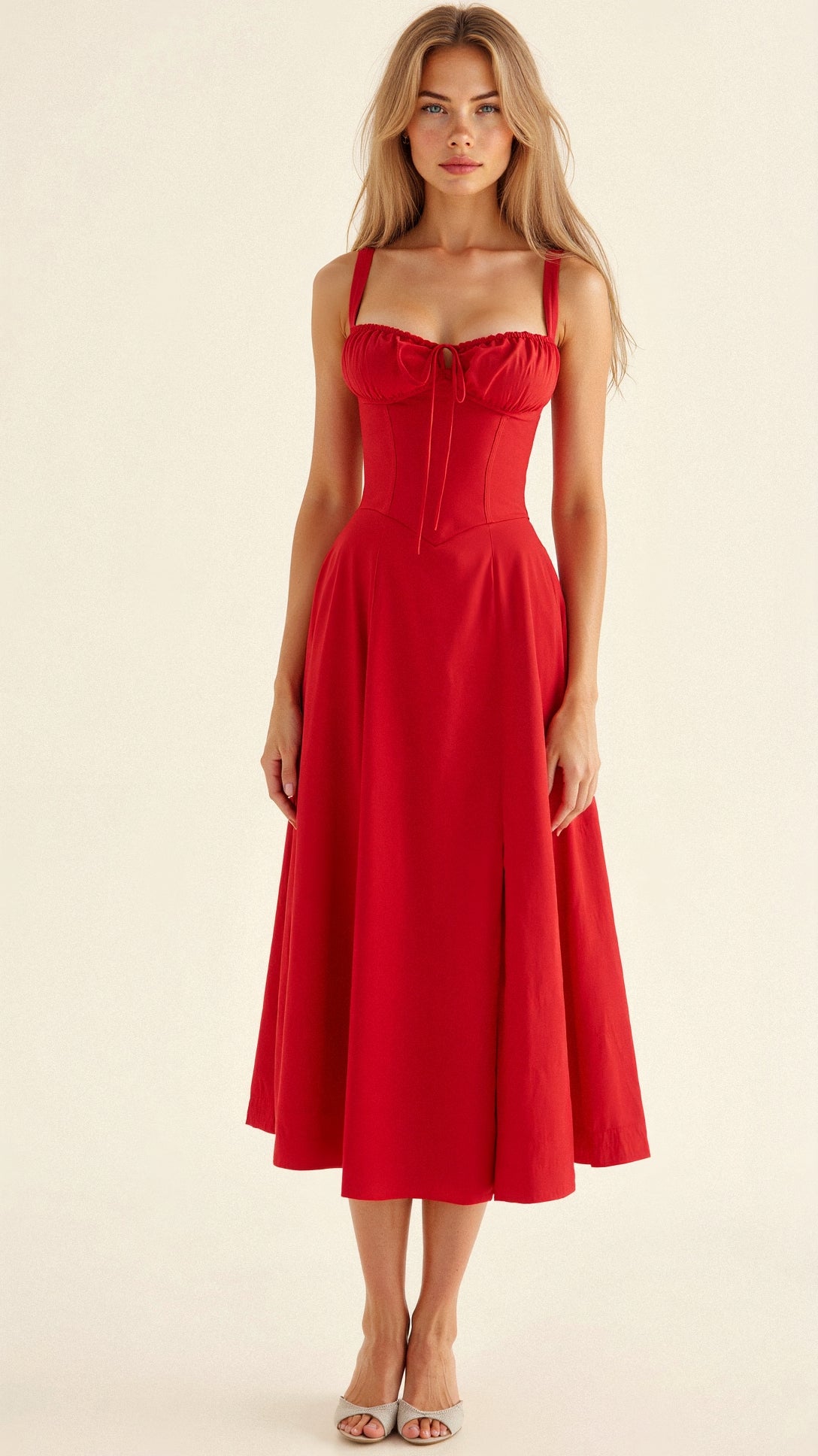 Olenna - Damenkleid mit Taille, Schick & Enganliegend