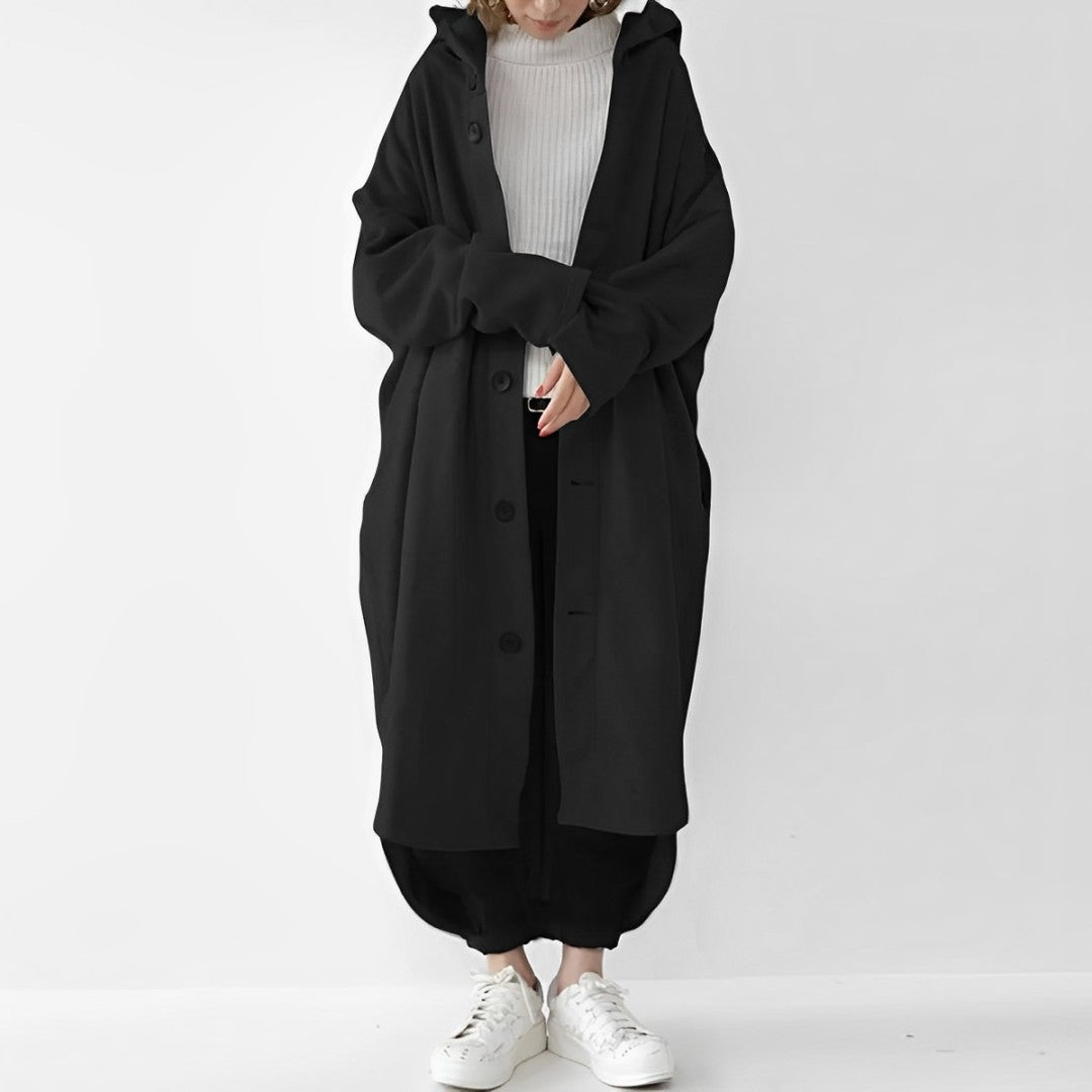 Jennica - Langer, lässiger Damen-Trenchcoat
