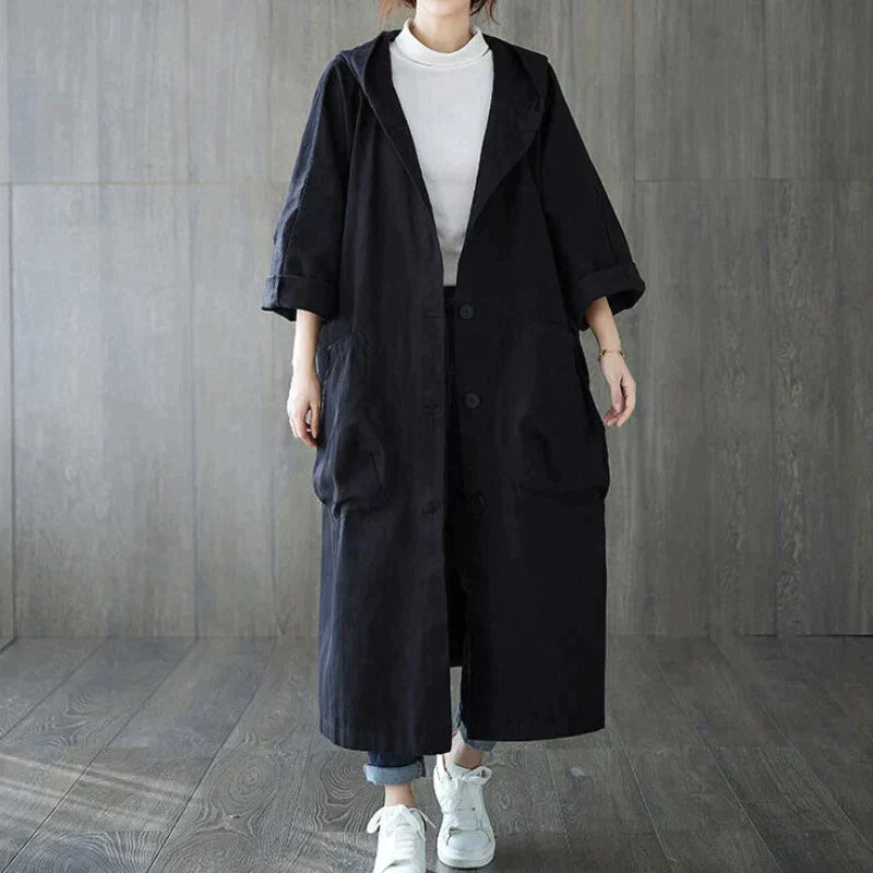 Marta – Weiter Mantel-Trench Oversize