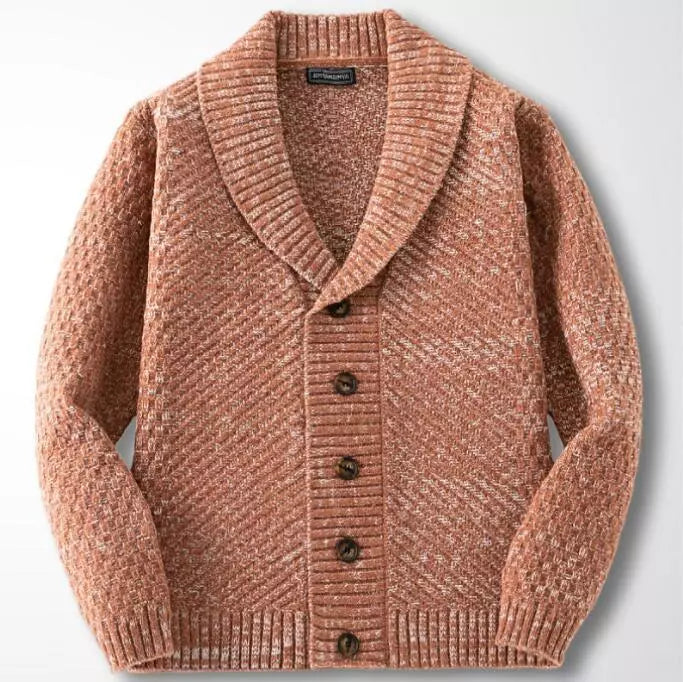 Canyon - Herren-Strickjacke mit Knöpfen unten