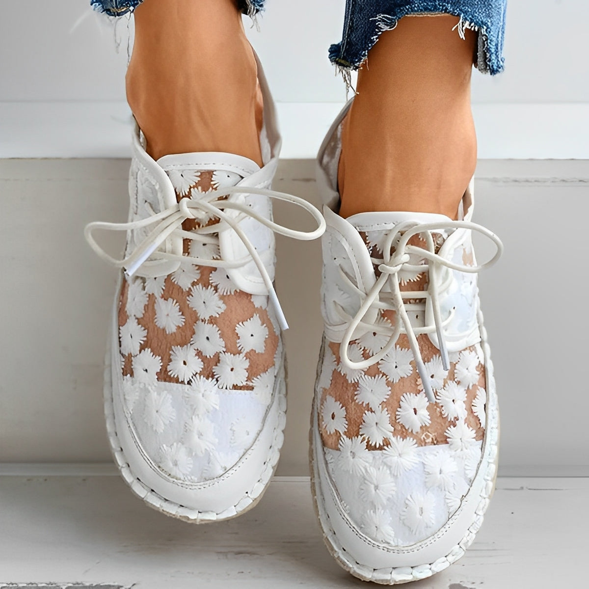 Carla - Bequeme Blumenschuhe für Damen