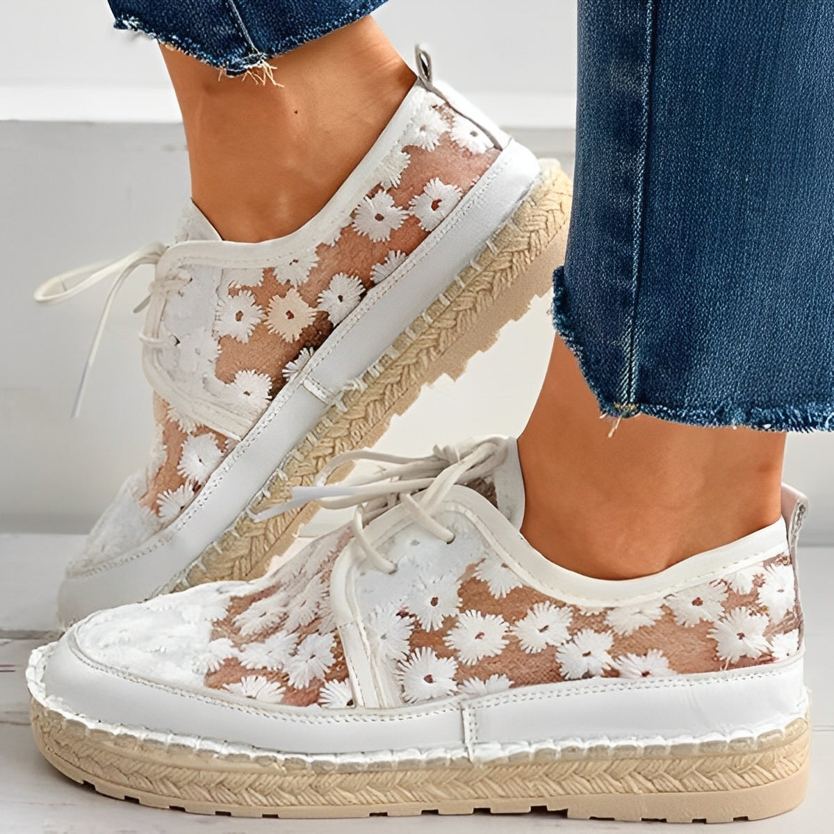 Carla - Bequeme Blumenschuhe für Damen