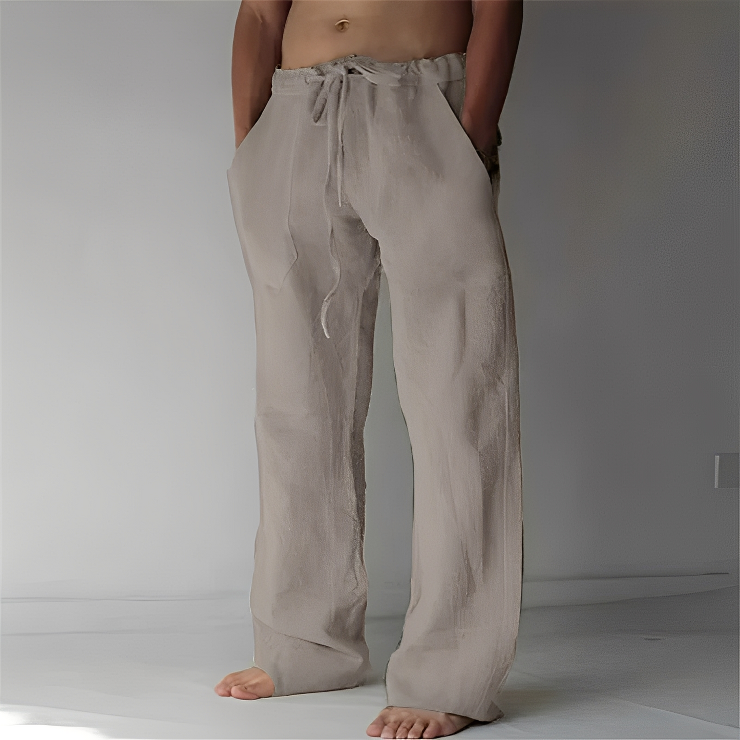 Arthur – Weite Leinenhose für Herren