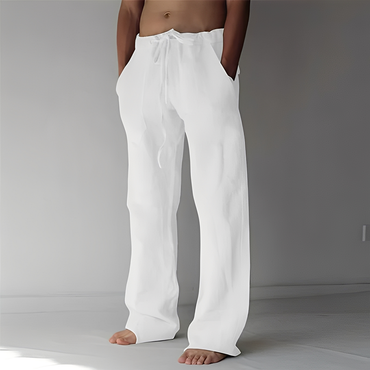 Arthur – Weite Leinenhose für Herren
