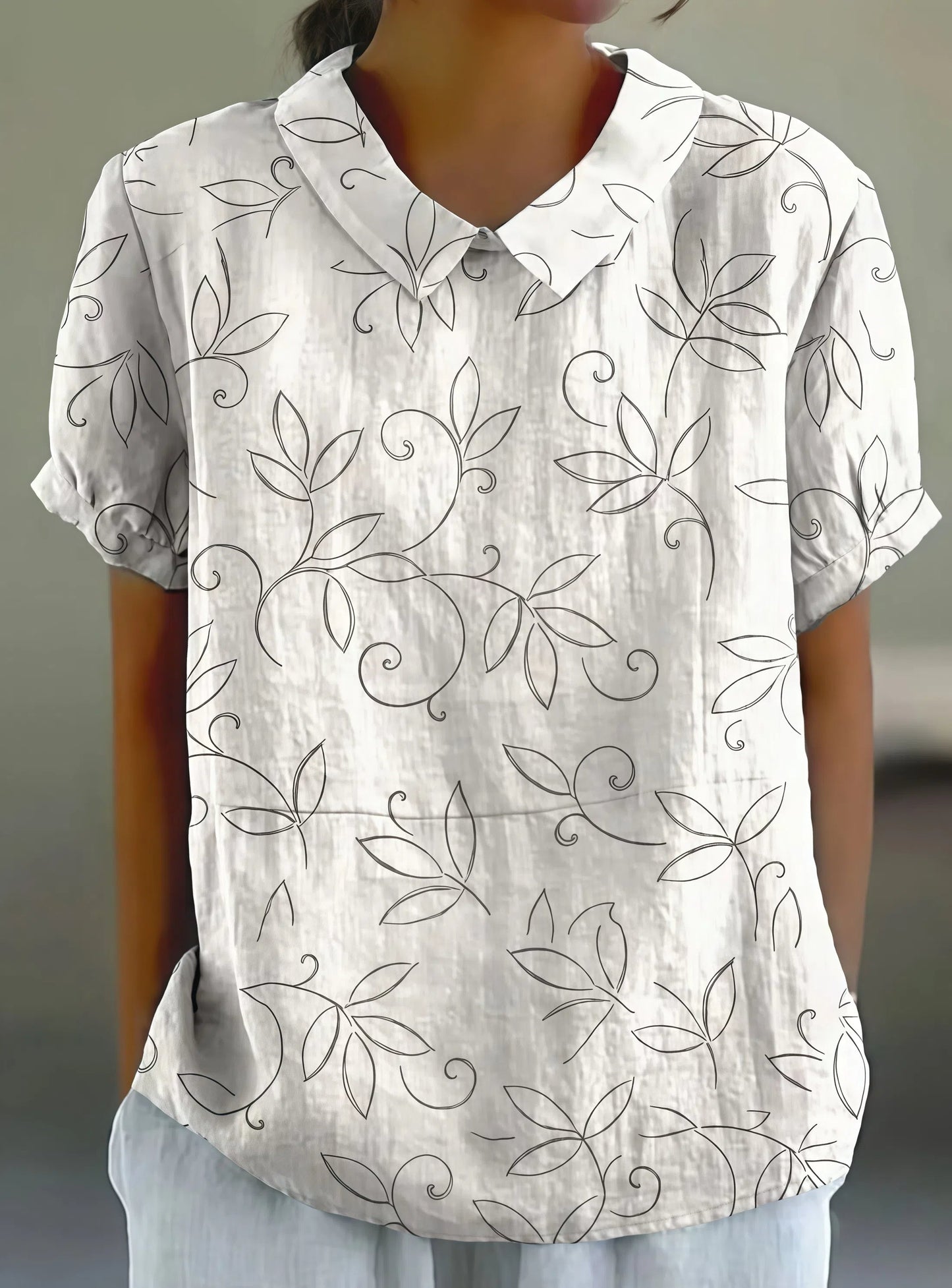 Alejandra - Legeres Hemd mit Blumenprint