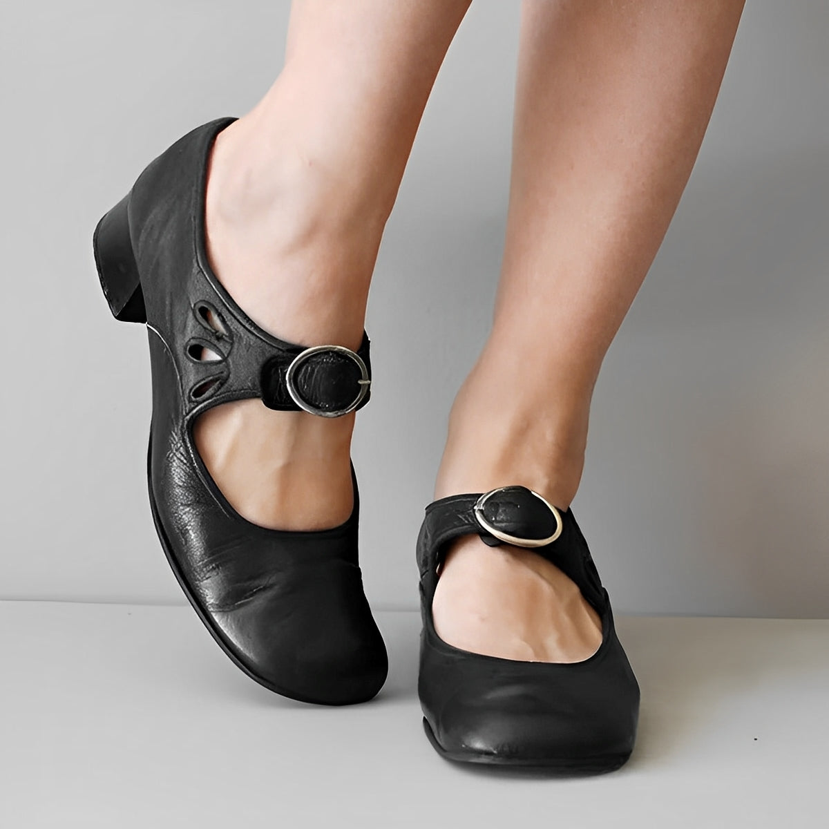 Angelle - Komfortable Damensandalen aus Leder