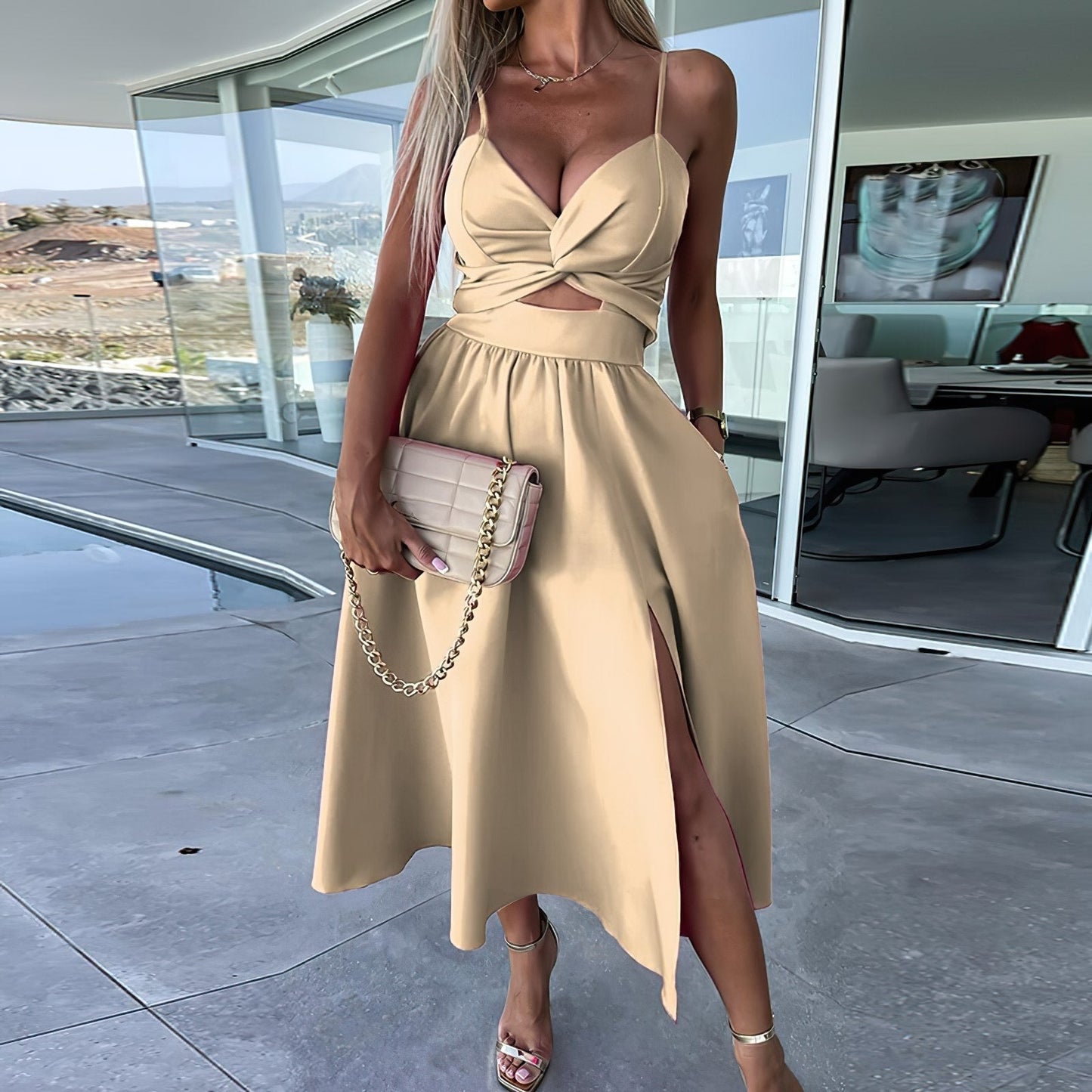 Caelie - Elegantes Kleid mit schickem Look für Damen