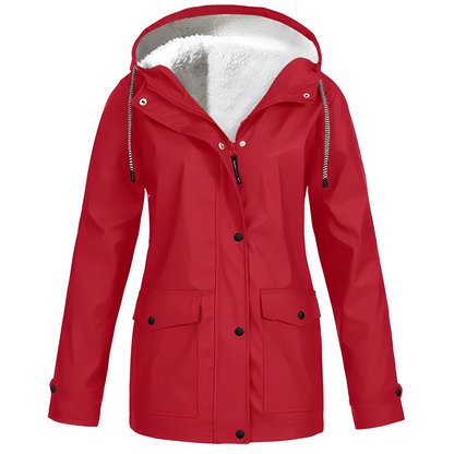 Sherlyn - Damen-Outdoorjacke mit Kapuze und weichem Innenfutter