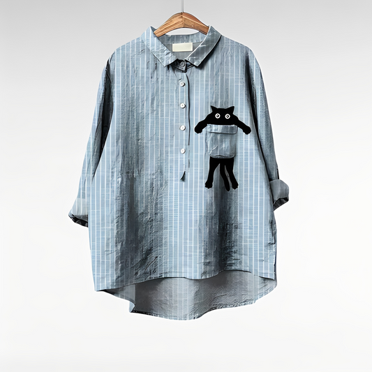 Natallia - Modische Vintage-Bluse für Damen