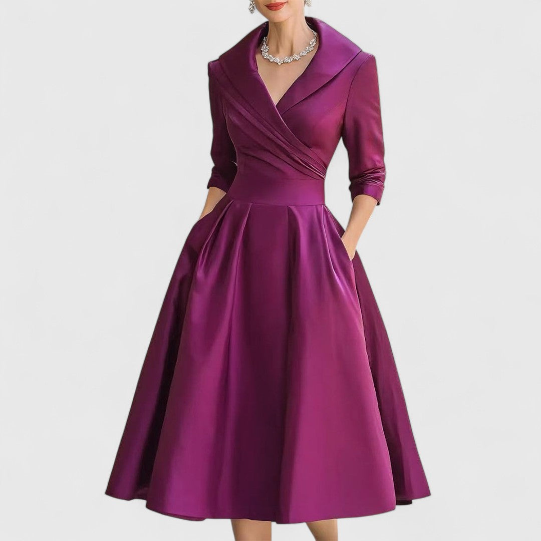 Marley – Elegantes Midi-Kleid mit schmeichelhafter Silhouette