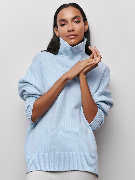 Marva - Pull à col roulé élégant et chaud pour femme