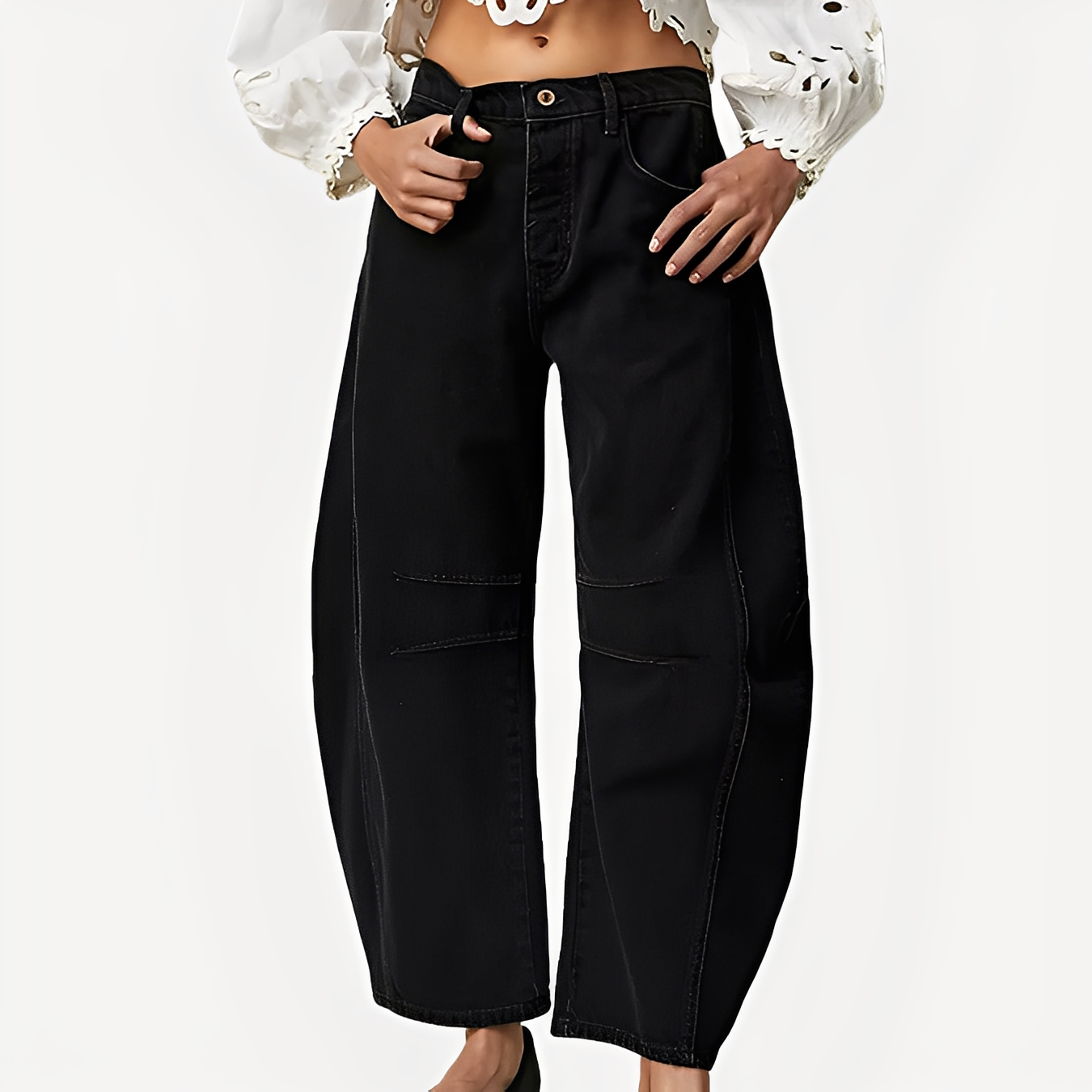 Celestine - Jeans para mujer con diseño clásico y amplio