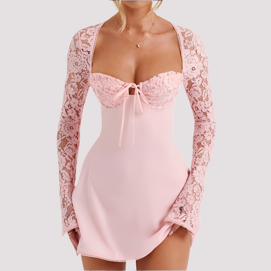 Erica - Elegantes Damen-Minikleid mit freiem Rücken