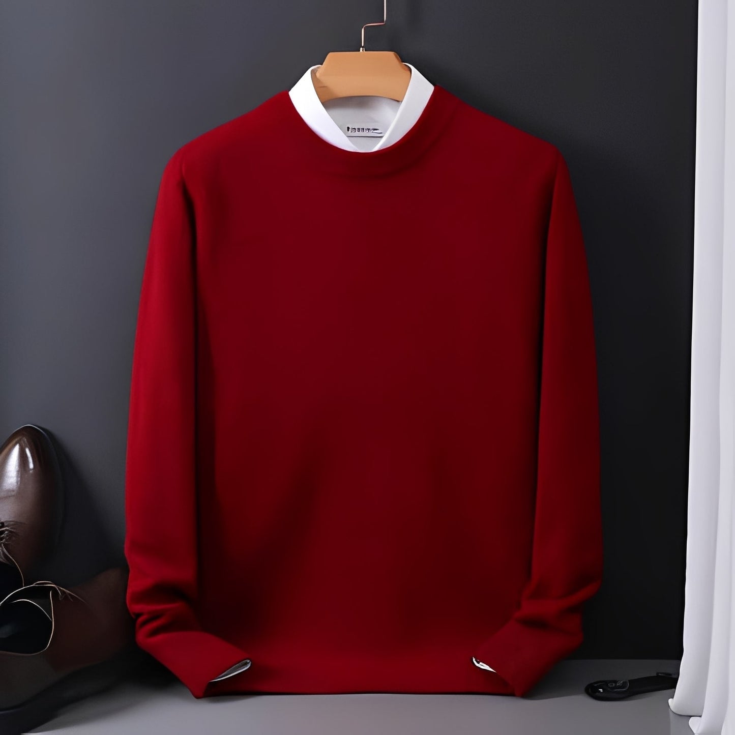 Esmund - Cozy, loose-fitting cashmere sweater for men