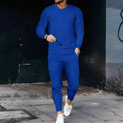 Dillan - Comfortable Slim-Fit Set for Men in Waffle Style