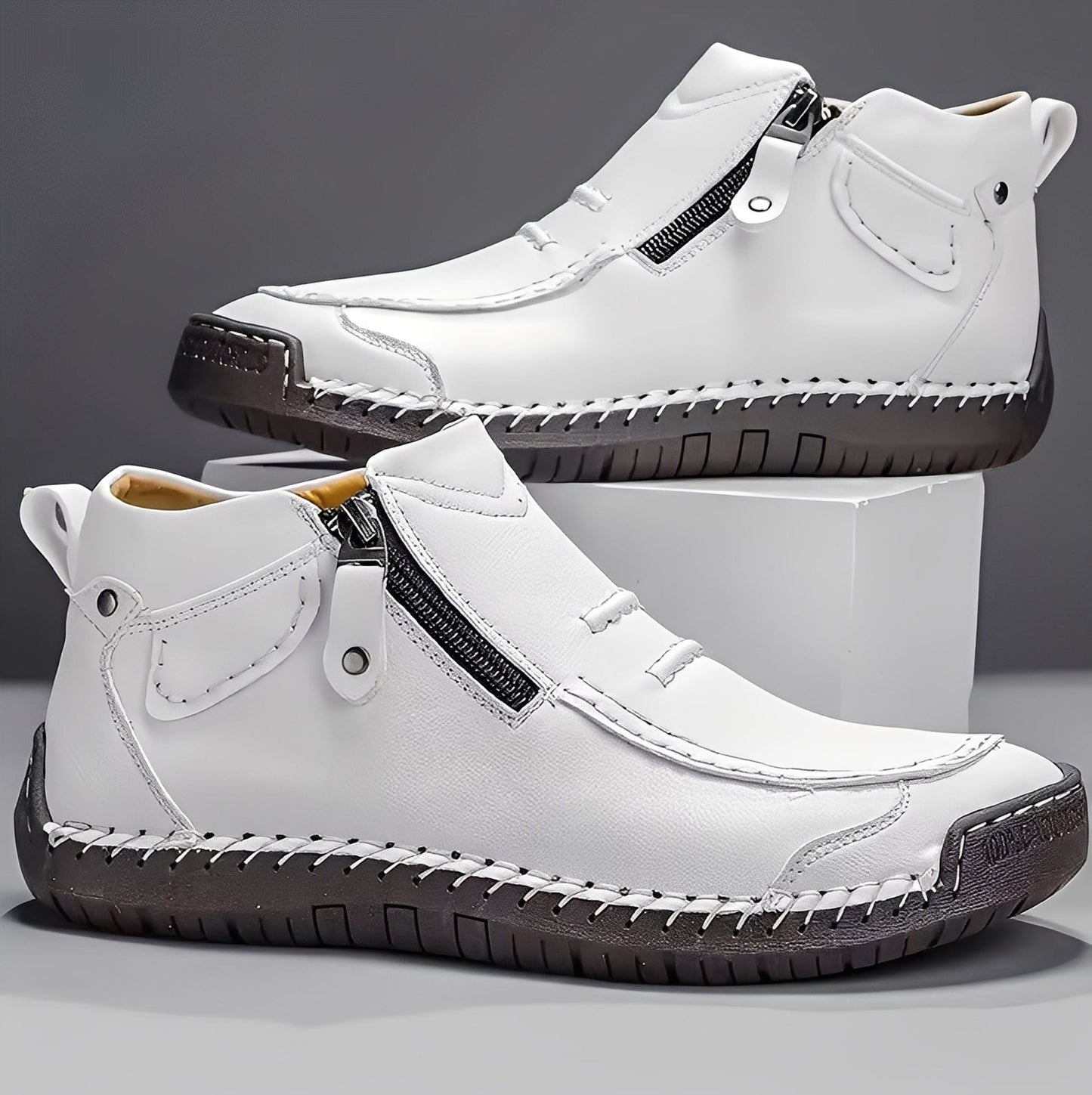 Ferdie - Moderní pánské boty se zipem a pohodlím