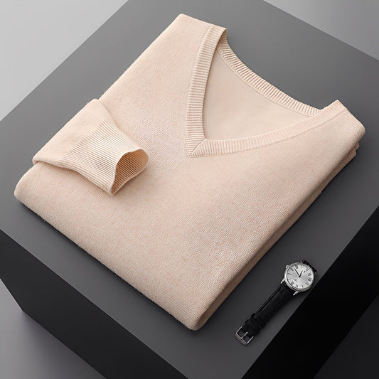 Myron - Simple Cashmere Sweater for Men
