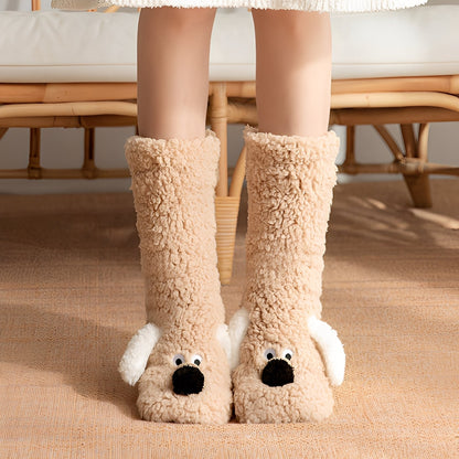 Krystelle - Elegant, cute, warm house socks for women