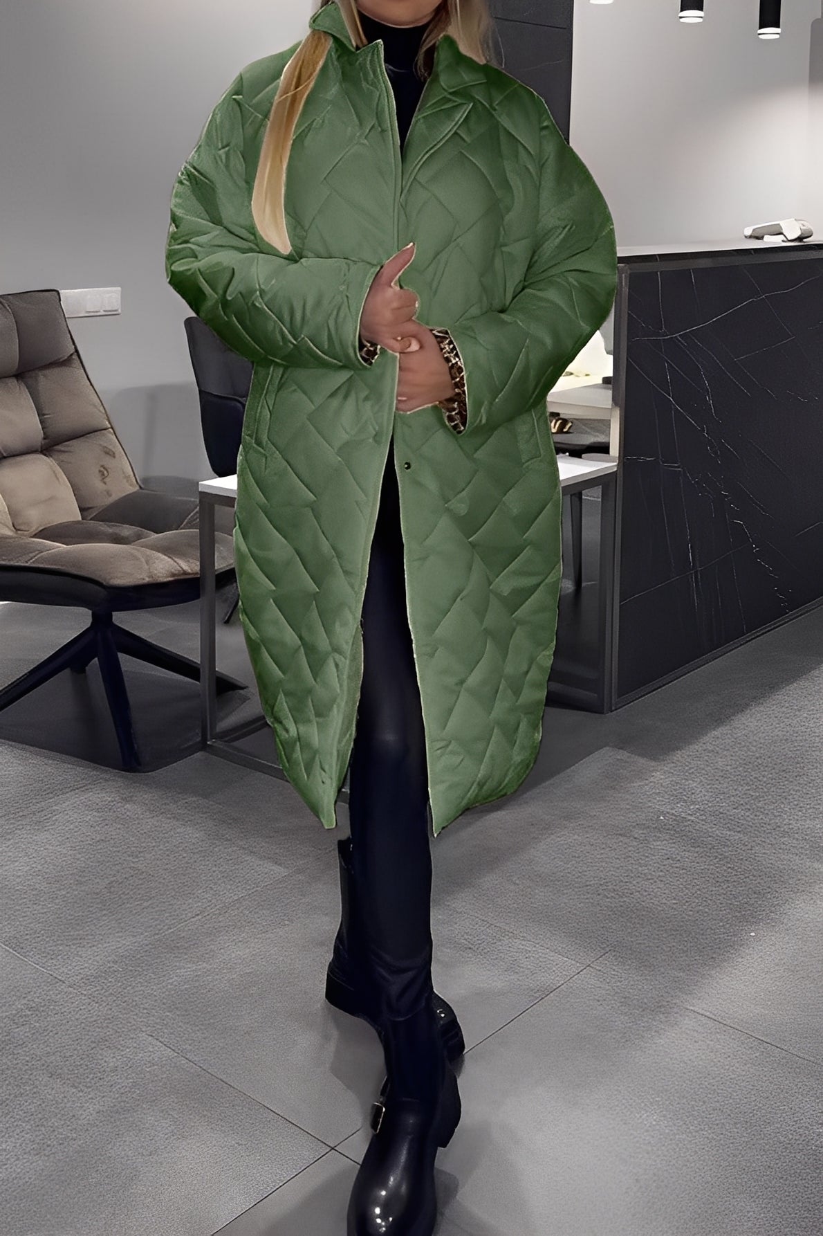 Beverly - Elegancka, luźno skrojona kurtka puchowa damska