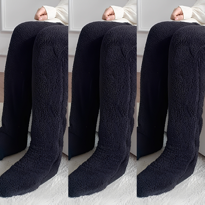 Camellia - Warm, over-the-knee winter socks for women