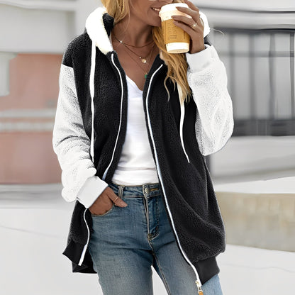 Rheanna - damska bluza polarowa z kapturem dla komfortu