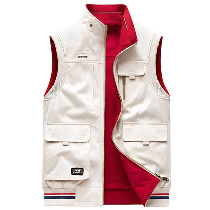 Géraud - Elegante Herrenweste mit zahlreichen Taschen