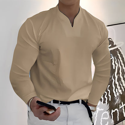 Corentin - Herren-Freizeit-Langarmhemd