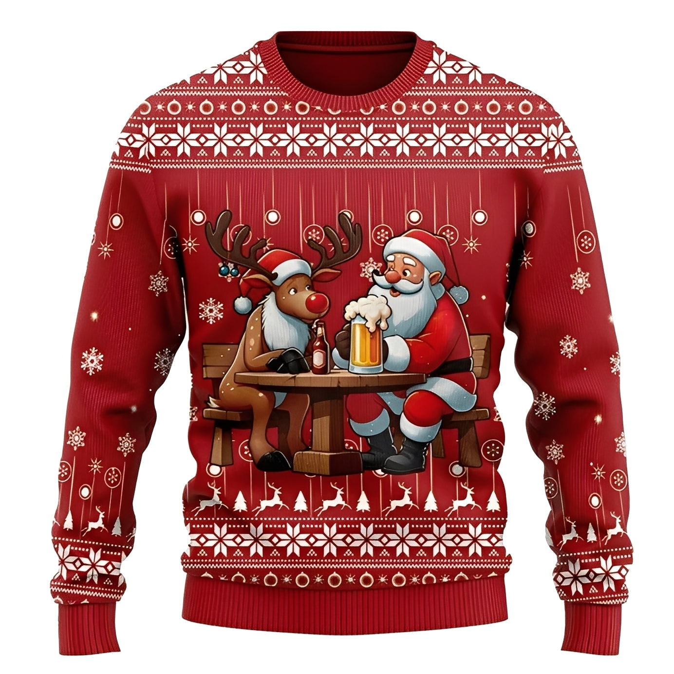 Foster - unisexowy sweter na świąteczne Boże Narodzenie