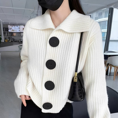 Alexus - Bequeme Damen-Strickjacke mit Knöpfen