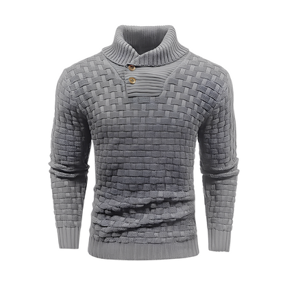 Branson - Pull confortable pour homme avec col montant