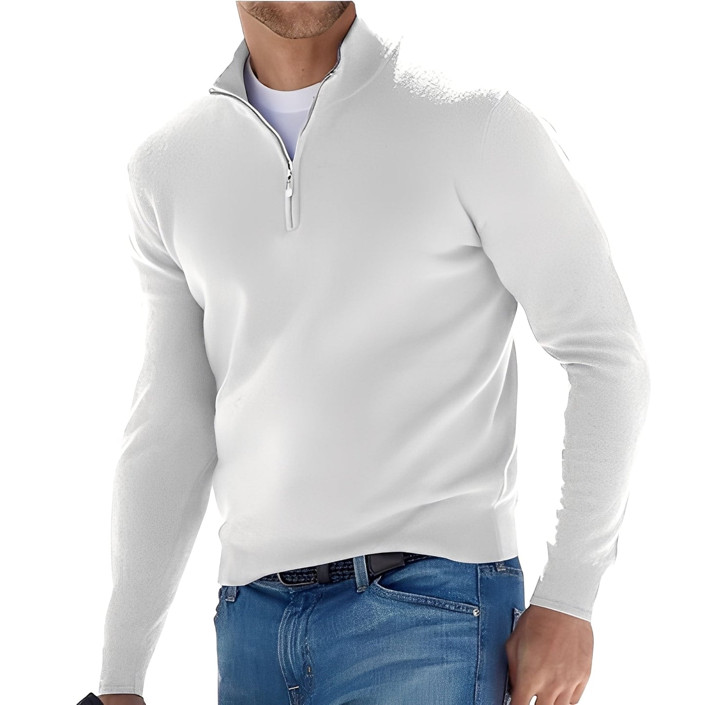 Ralph - Komfortabler Herren-Kaschmirpullover mit Zipper